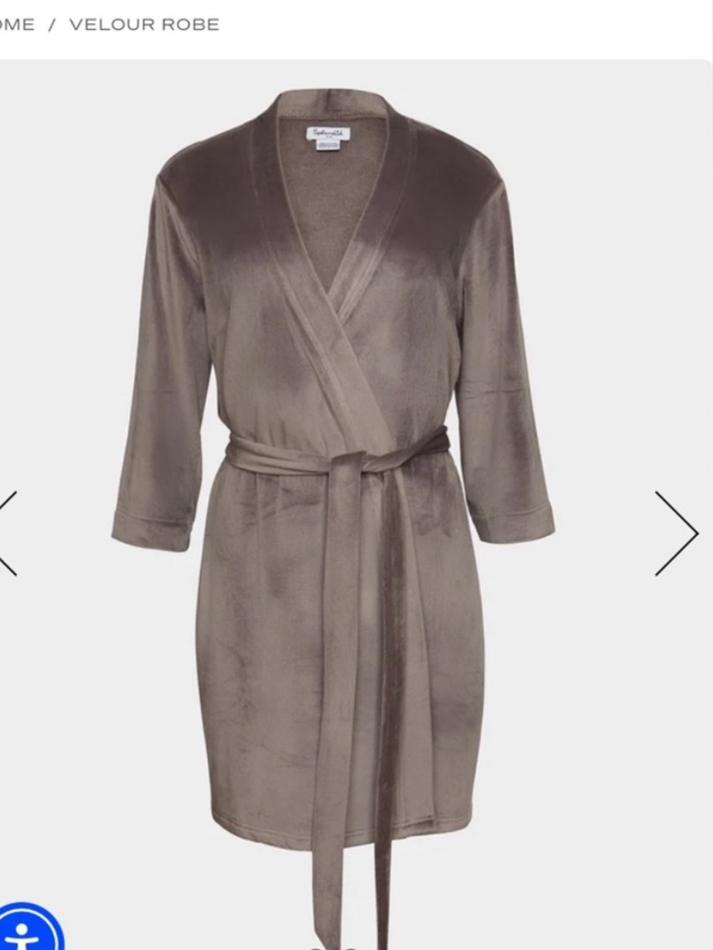 Splendid robe - gray - size L/XL